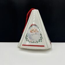 Vintage JASCO Festive Fragrant Santa Claus Porcelain Holiday Christmas Ornament picture