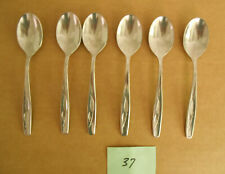 International Rogers Whispering Leaves Autumn Leaf Stainless 6 Teaspoons G37 picture