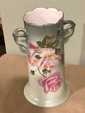 ANTIQUE / C.T. ALTWASSER / SILESIA / HAND PAINTED/ SIGNED / TALL VASE / ROSES picture