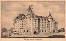 1934 Chateau Laurier Ottawa Ontario Canada Postcard Vtg 9222 picture
