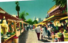 Vintage Postcard- EL PASEO DE LOS ANGELES, OLVERA STREET, LOS ANGELES, CA. 1960s picture