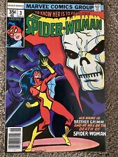 Spider-Woman #3 1978 Marvel Comic Bronze Age Newsstand Brother Grim- VG+ picture