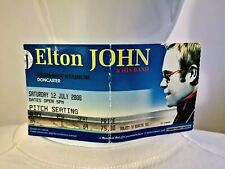 SIR ELTON JOHN SIGNED OFFICIAL  2008 UK TOUR TSHIRT PRROF EVENT TICKET AUTOGRAPH picture