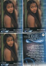 2001 INKWORKS THE TIME MACHINE PROMO CARD LOT OF 4 CARDS SAMANTHA MUMBA #4 picture