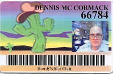Cactus Jack's Casino - Carson City, NV - 4th Issue Slot Card, 75mm barcode picture