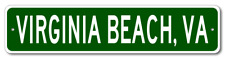 Virginia Beach, Virginia Metal Wall Decor City Limit Sign - Aluminum picture