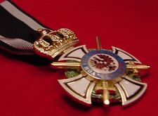 GERMAN  WWI MEDAL - ROYAL HOUSE ORDER OF HOHENZOLLERN KNIGHT W/SWORDS picture