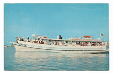 Clearwater Beach Florida FL Postcard Rainbow Fishing Party Boat picture