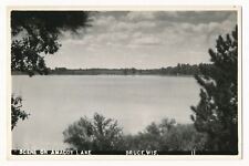 Scene at Amacoy Lake, Bruce, Wisconsin RPPC picture