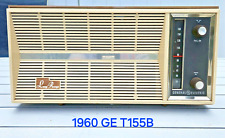 1960 General Electric Model T155B Long Range AM Radio in Cocoa and Cream picture