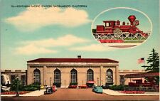 c1940 Exterior View Southern Pacific Station Sacramento California CA Postcard picture