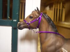 Jaapi PURPLE *FOAL* halter w/lead-fit Breyer traditional foal or Classic  picture