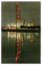 Vintage Texas Eastman Company Postcard Eastman Kodak Night Scene Unused Chrome picture