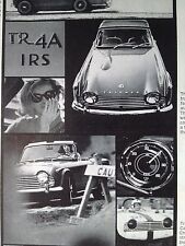 1966 Triumph TR4A  Print Ad Standard Triumph Motor Co. picture