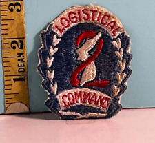 Vintage Logistical Command Patch w/price tag. picture