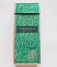 Vintage Authentic United States Saratoga Menthol 120's Cigarette Packet Tobacco picture