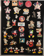 38 Vintage 2000's Disney Mickey Mouse  Pins - 38 Mickey  pins total picture