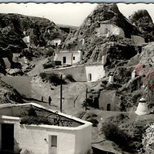 c1940s Guadix, Spain RPPC Cave Houses Barrio Cuevas Mirador Padre Poveda PC A191 picture