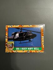 1991 Desert Storm Topps Brown Logo UH-1 Huey Navy Bell #13 picture