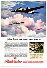 Original 1945 Studebaker Flying Fortress World War II Print Advertisement (7x10) picture