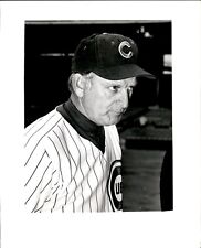 LD302 Original Ronald Mrowiec Photo WHITEY LOCKMAN 1972-74 CHICAGO CUBS MANAGER picture