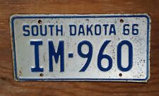 1966 South Dakota License Plate # IM - 960 picture