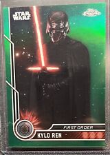 2023 Topps Chrome Star Wars Kylo Ren #71 Green 90/99 picture