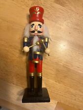 Wooden Nutcracker Soldier with Drum Christmas Nutcracker 7 inches tall NEW picture