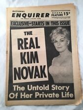 National Enquirer July 9 1967 Kim Novak Front Cover Vintage Tabloid Newspaper picture