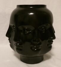 TMS 2005 BLACK Perpetual Faces Vase picture
