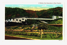 Postcard A Modern Coal Operation in West Virginia picture