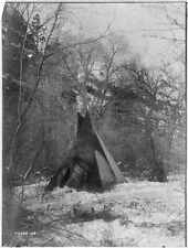 Photo:The winter camp.,1890s picture