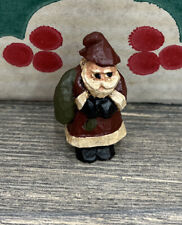 Vintage Christmas Rare Ron Ransom Santa Carved 2” picture