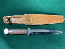 Vintage Edge Mark Solingen Germany #403 PRO THRO knife with original sheath. picture