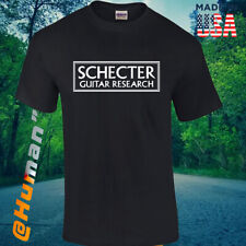 New Schecter Guitar Research Logo Men's T Shirt USA Size S - 5XL picture