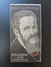 1899 Stollwerck Michaelangelo Chocolates Card Painters Album 3 Group 99 picture