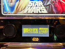 Arcade1up Star Wars Logo Pinball Custom Logo for Speaker Panel Mod Yellow / Blk picture