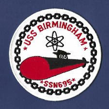 USS BIRMINGHAM SSN-695 Nuclear-Powered Submarine Ship's Crest Patch picture