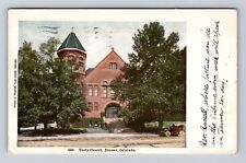 Denver CO-Colorado, Unity Church, Religion, Antique, Vintage c1911 Postcard picture