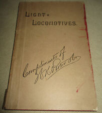 1885 Light Locomotives H.K. Porter & CO. Pittsburg PA, Railroad Engine Catalogue picture