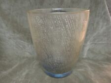 Vintage Mid Century Modern Acrylic Plastic Large Clear Vase Faux Bullicante picture