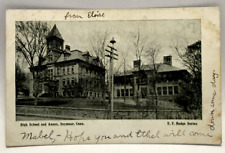 1909 High School and Annex, Seymour, Connecticut CT, Vintage Postcard picture