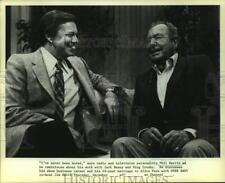 1982 Press Photo Phil Harris of Radio with Host Jim Hartz on 