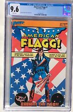 AMERICAN FLAGG 1 CGC 9.6 WHITE PAGES 1ST COMICS 1983 picture
