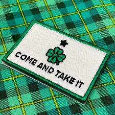 St. Patrick's Day Tactical Patch, Irish Come And take It Morale patch. picture