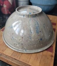 Vintage MC Texas Ware Melamine Plastic Bowl Multi Color Speckled 10 1/2×4 3/4