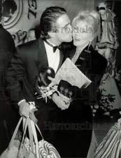 1990 Press Photo Tony Danza & Wife Tracey Robinson at Carousel of Hope Ball picture