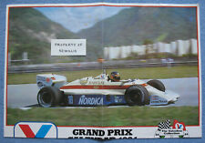 Autosport Valvoline Barclay Arrows Grand Prix 1984 Poster Calendar Schedule picture