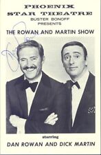 ROWAN & MARTIN (DAN ROWAN) - PROGRAM SIGNED picture