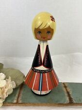 Vintage Salvo USSR Hand Painted Girl picture